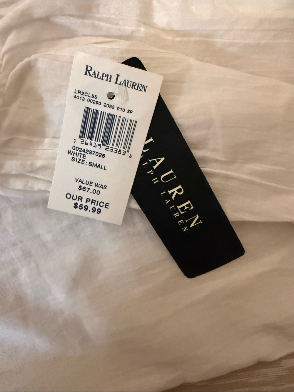Ralph Lauren White bathing suit coverup